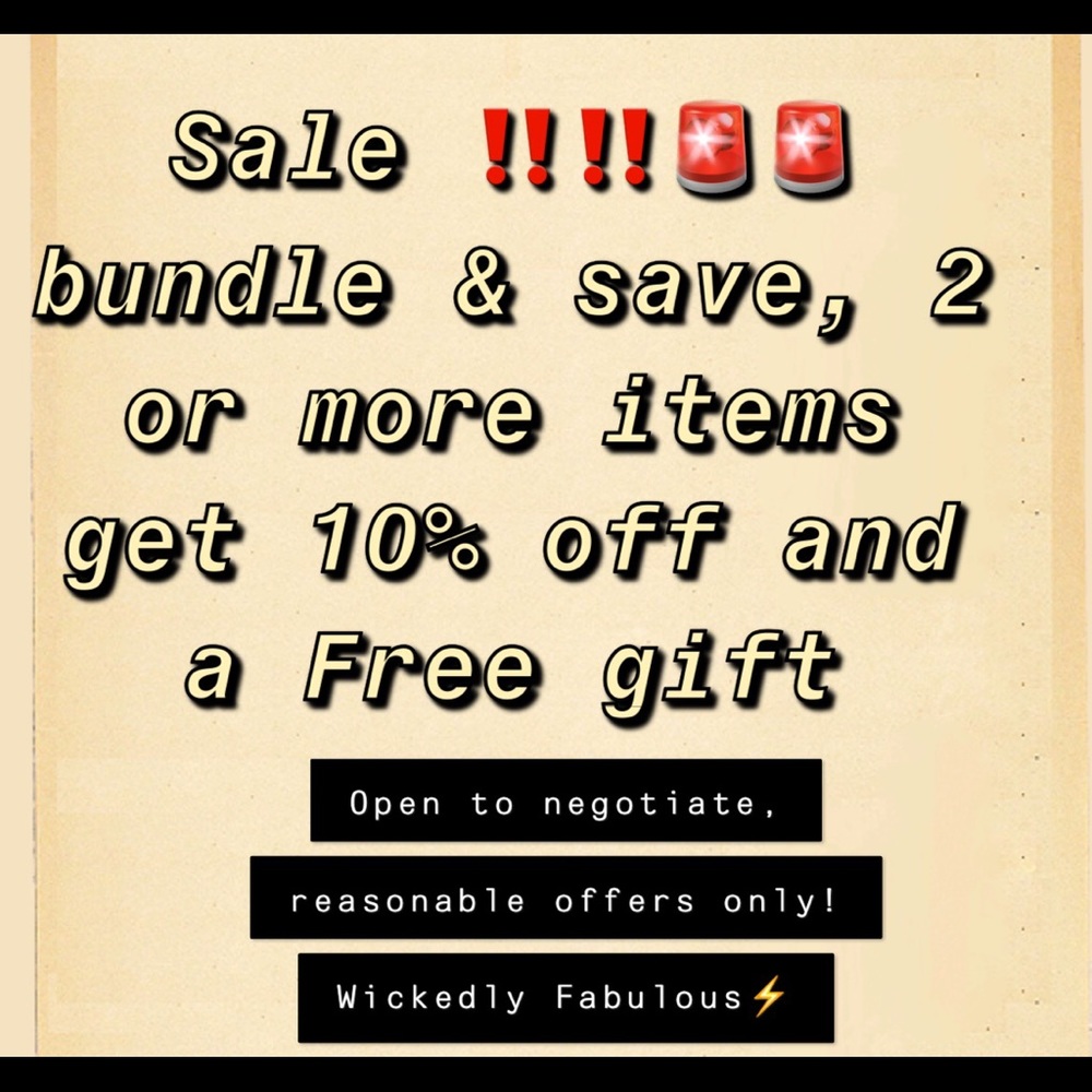 Sale! Everything must go!